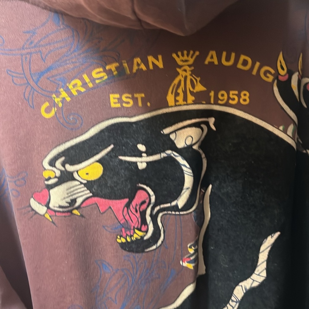 Used Christian Audigier hoodie